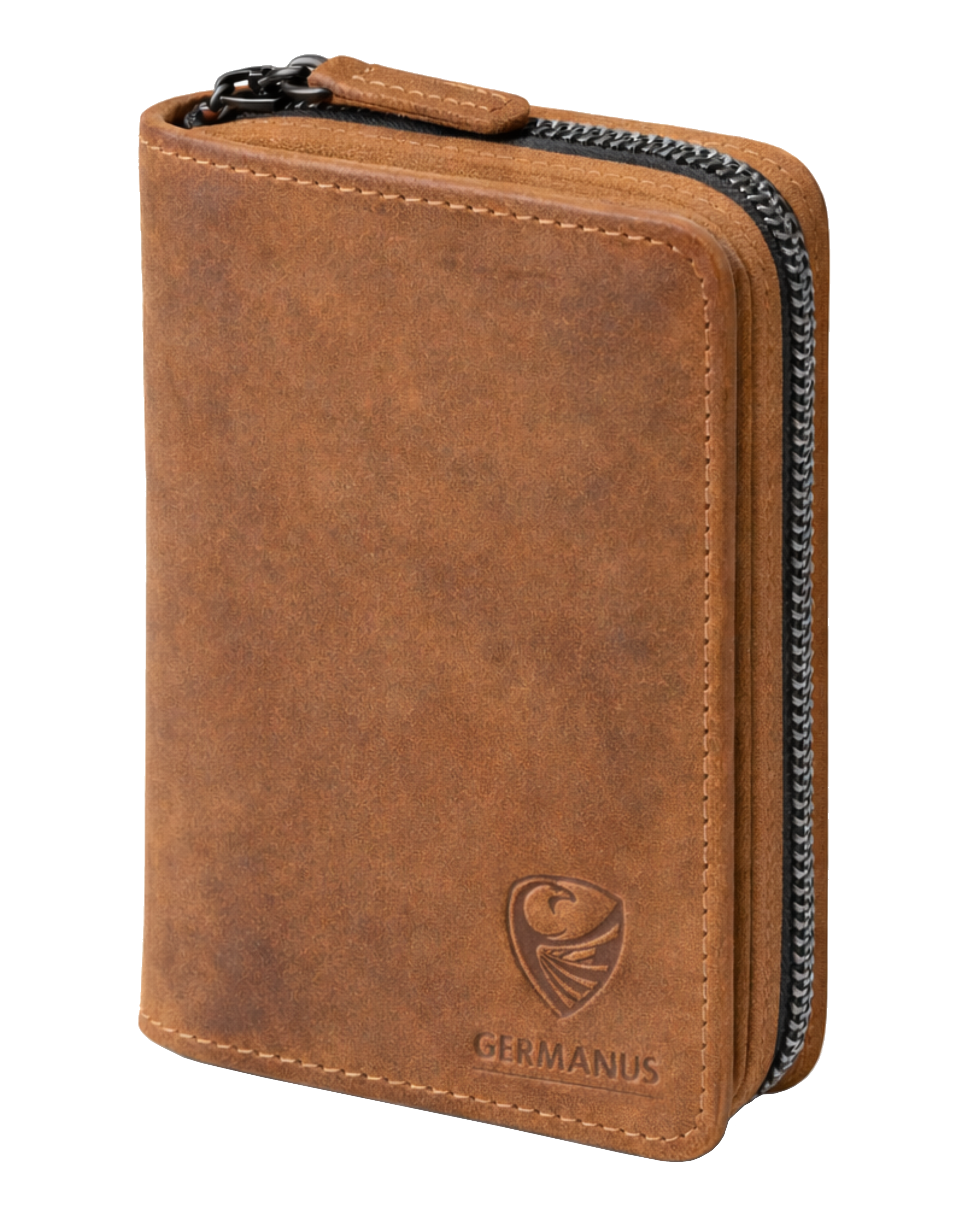 GERMANUS Pipebag Horst for 3 Pipes from Leather